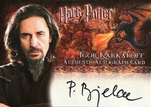 Predrag Bjelac as Igor Karkaroff - Front