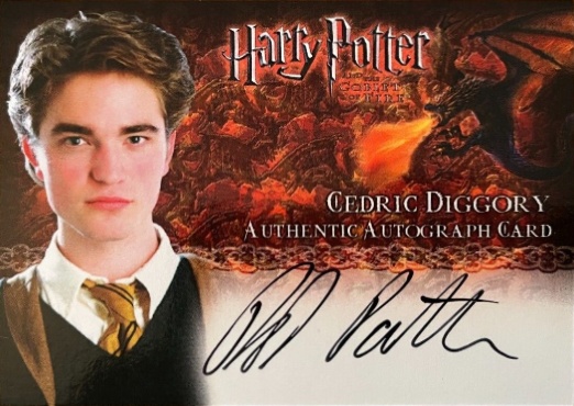 Robert Pattinson as Cedric Diggory - Front