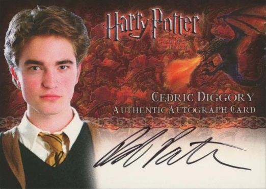 Robert Pattinson as Cedric Diggory - Front