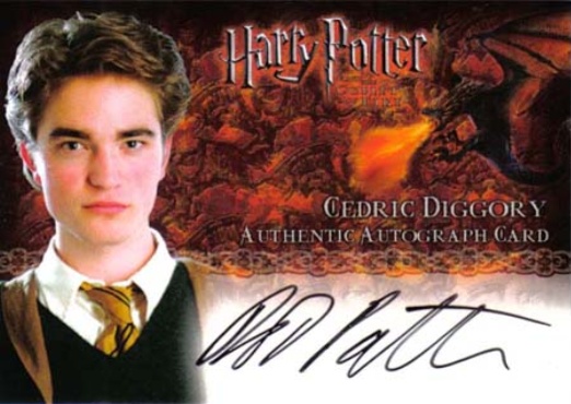 Robert Pattinson as Cedric Diggory - Front