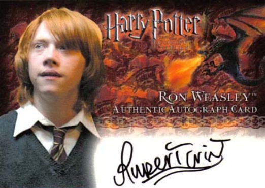 Rupert Grint as Ron Weasley - Front