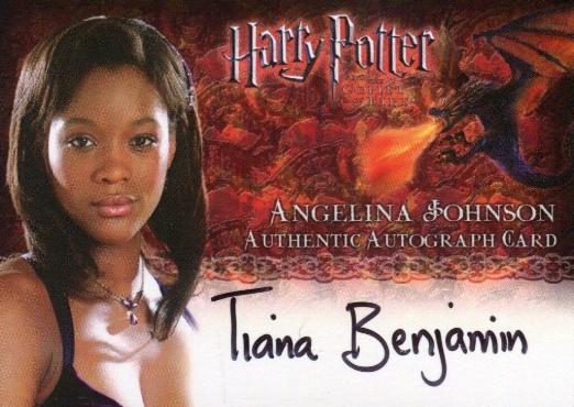 Tiana Benjamin as Angelina Johnson - Front