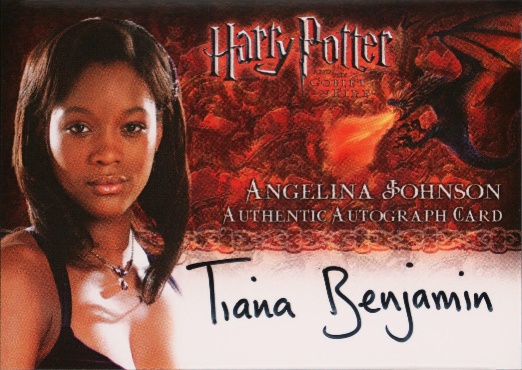 Tiana Benjamin as Angelina Johnson - Front