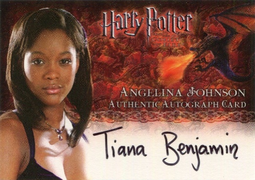 Tiana Benjamin as Angelina Johnson - Front