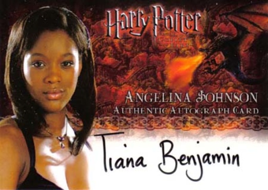 Tiana Benjamin as Angelina Johnson - Front
