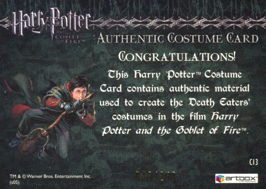 C13 - Death Eater Robes - Back