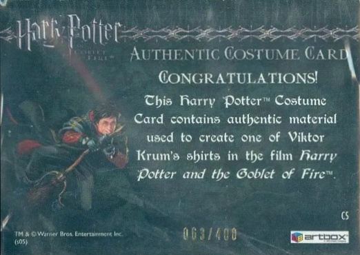 C5 - Viktor Krum's Third Task Costume - Back