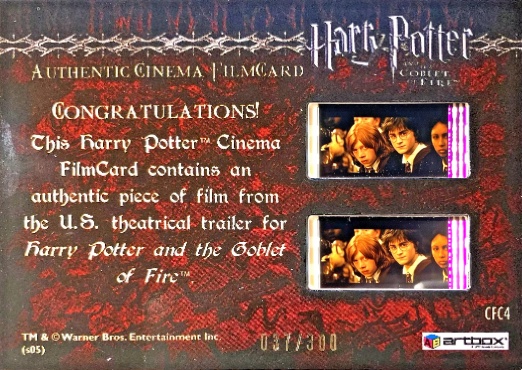 CFC4 - Goblet of Fire - Back