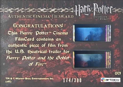 CFC9 - Harry's Duel with Dark Lord - Back