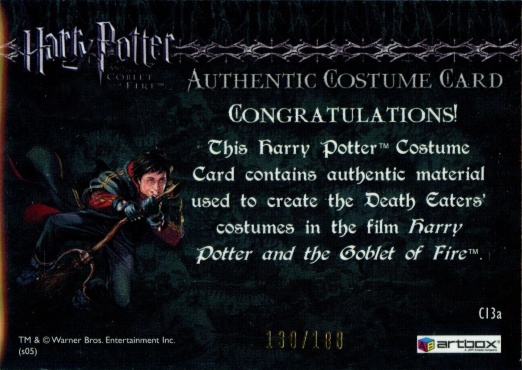 C13a - Death Eater Robes - Back