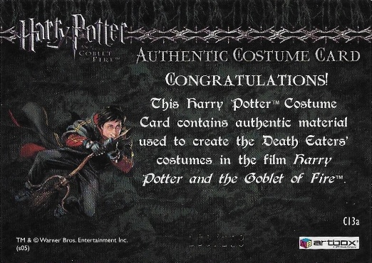 C13a - Death Eater Robes - Back