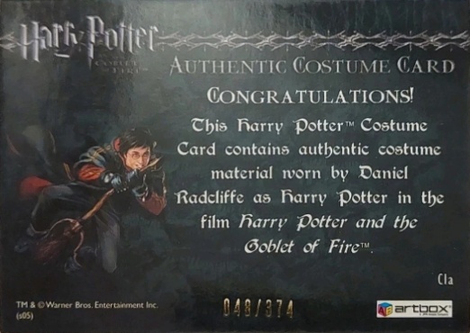 C1a - Harry Potter's First Task Robes - Back