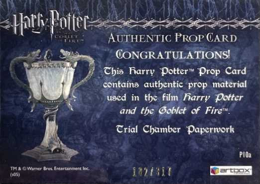 P10a - Trial Chamber Paperwork - Back