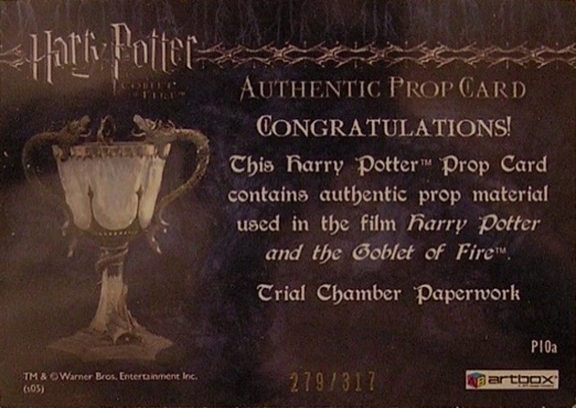 P10a - Trial Chamber Paperwork - Back