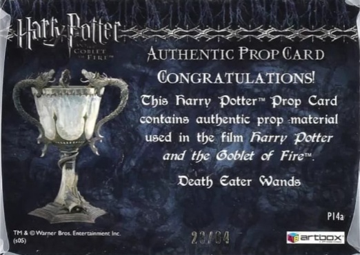 P14a - Death Eater Wand - Back