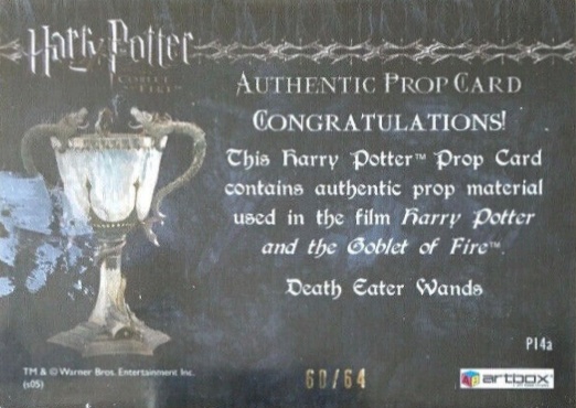 P14a - Death Eater Wand - Back