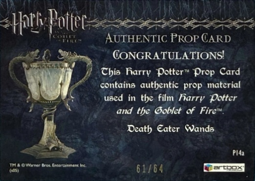 P14a - Death Eater Wand - Back