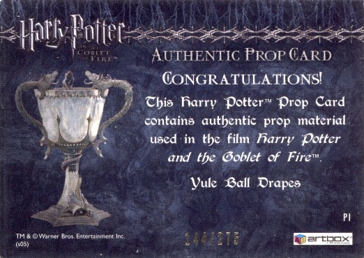 P1 - Yule Ball Drapes - Back