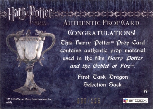 P9 - First Task Dragon Selection Sack - Back