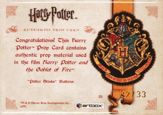 01 - Potter Stinks Button - Back