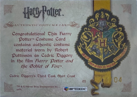 02 - Cedric Crest Patch - Back