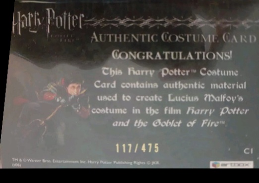 C1 -  Lucius Malfoy's Robe - Back