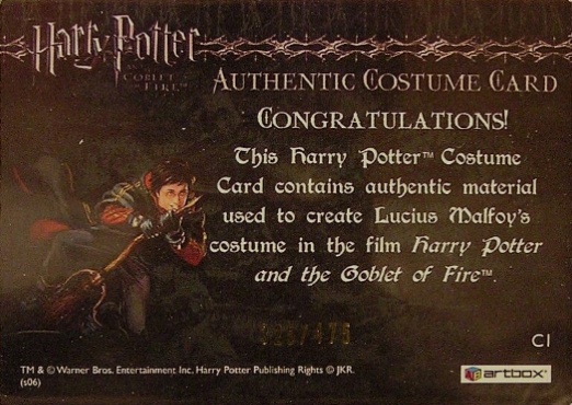 C1 -  Lucius Malfoy's Robe - Back