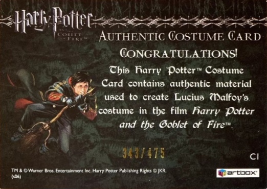 C1 -  Lucius Malfoy's Robe - Back