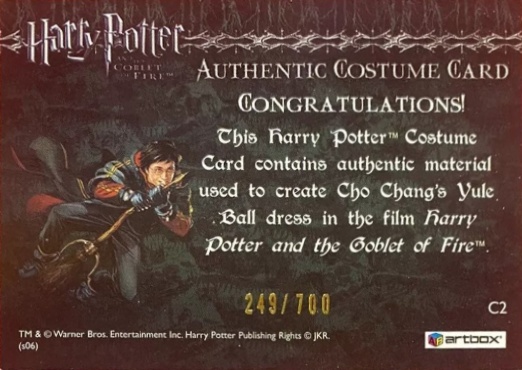 C2 - Cho Chang's Yule Ball Dress - Back