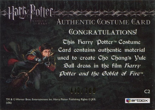 C2 - Cho Chang's Yule Ball Dress - Back