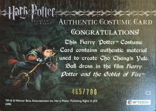 C2 - Cho Chang's Yule Ball Dress - Back