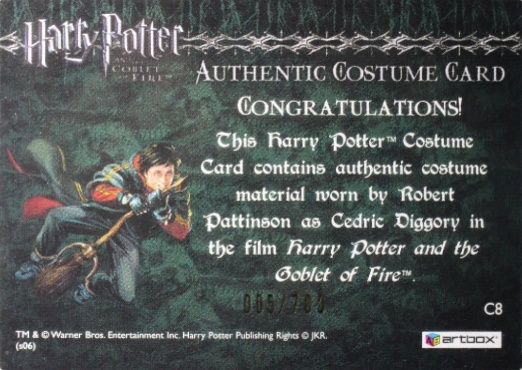 C8 - Cedric Diggory's First Task Robe - Back