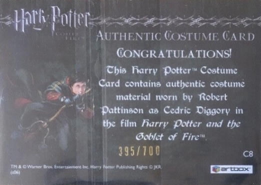 C8 - Cedric Diggory's First Task Robe - Back