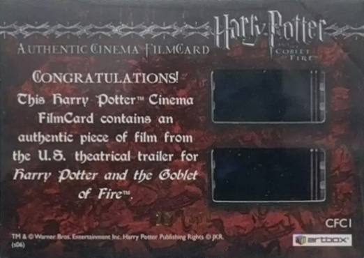 CFC1 - Triwizard Tournament Cup - Back