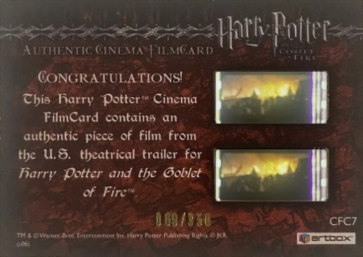 CFC7 - Harry in the Owlery - Back