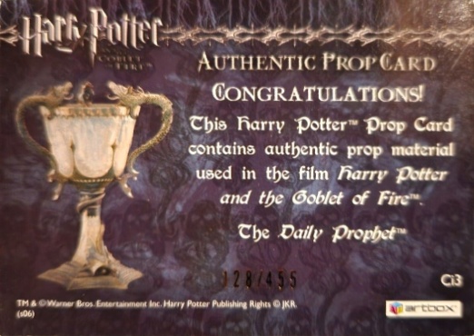 Ci3 - Daily Prophet - Back