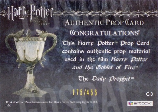 Ci3 - Daily Prophet - Back