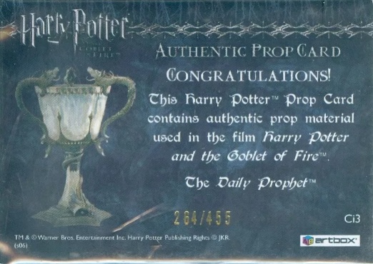 Ci3 - Daily Prophet - Back