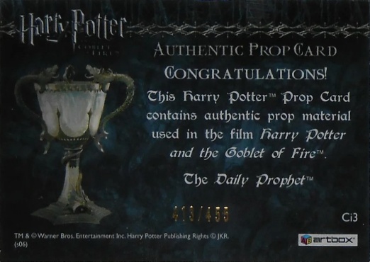 Ci3 - Daily Prophet - Back