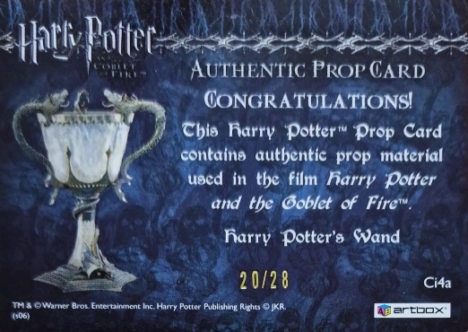 Ci4a - Harry Potter's Wand - Back