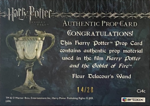 Ci4c - Fleur Delacour's Wand - Back