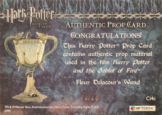 Ci4c - Fleur Delacour's Wand - Back