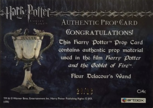 Ci4c - Fleur Delacour's Wand - Back