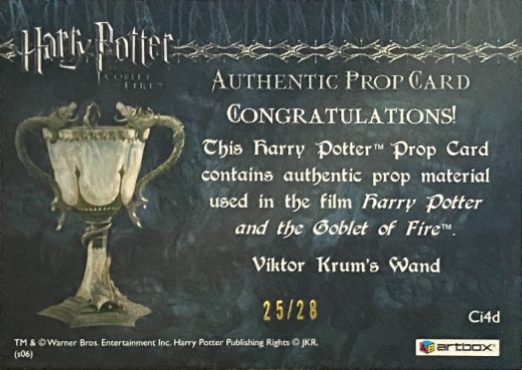 Ci4d - Viktor Krum's Wand - Back