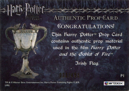 P1 - Irish Flag - Back