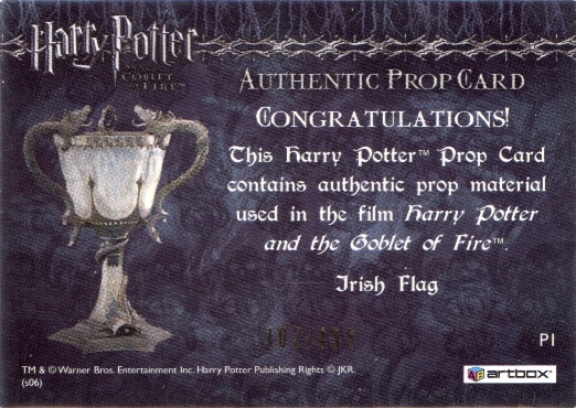 P1 - Irish Flag - Back