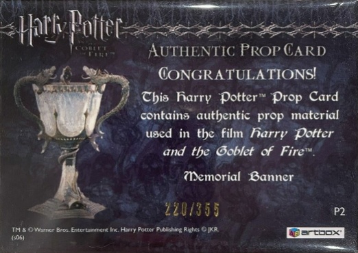 P2 - Memorial Banner - Back