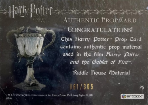 P5 - Riddle House Material - Back