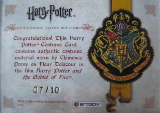 Fleur Delacour's First Task Crest - Back