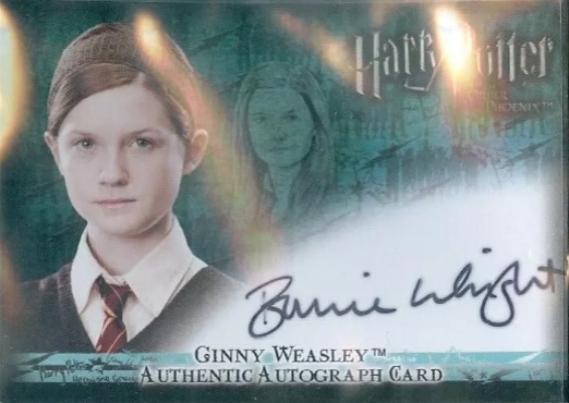 Bonnie Wright as Ginny Weasley - Front